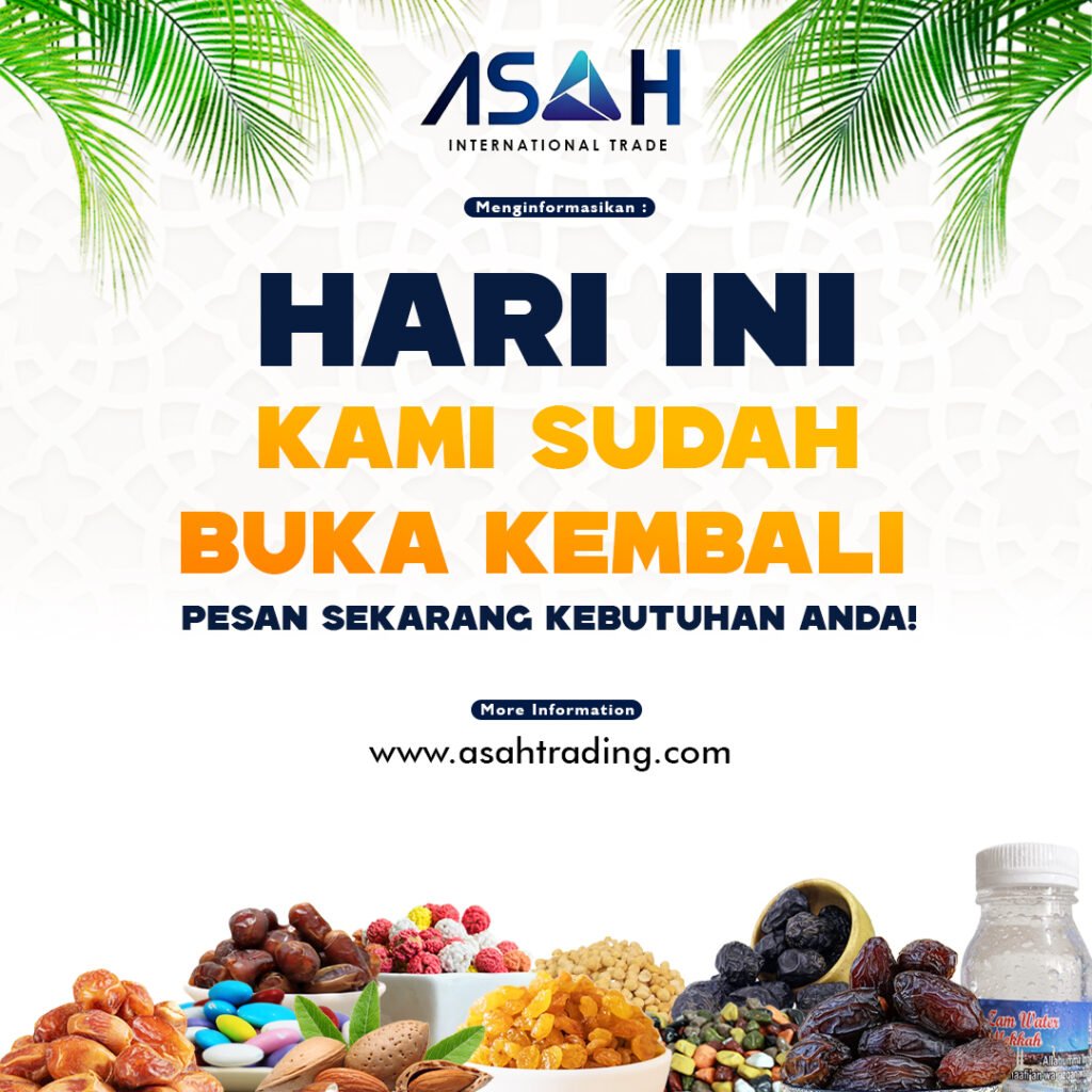 hari ini kami buka kembali pt asah international trade