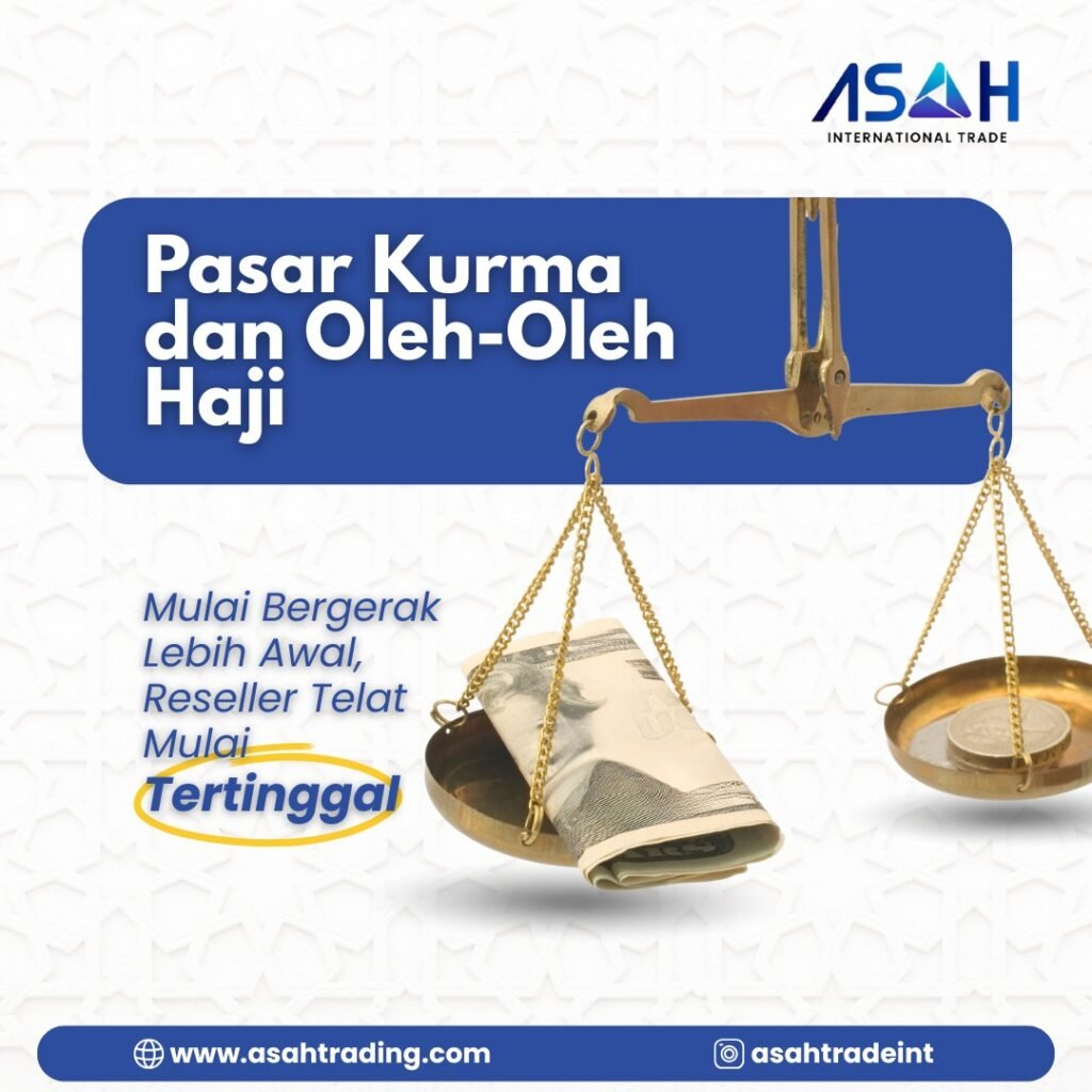 Pasar Kurma dan Oleh-Oleh Haji Mulai Bergerak Lebih Awal, Reseller Telat Mulai Tertinggal