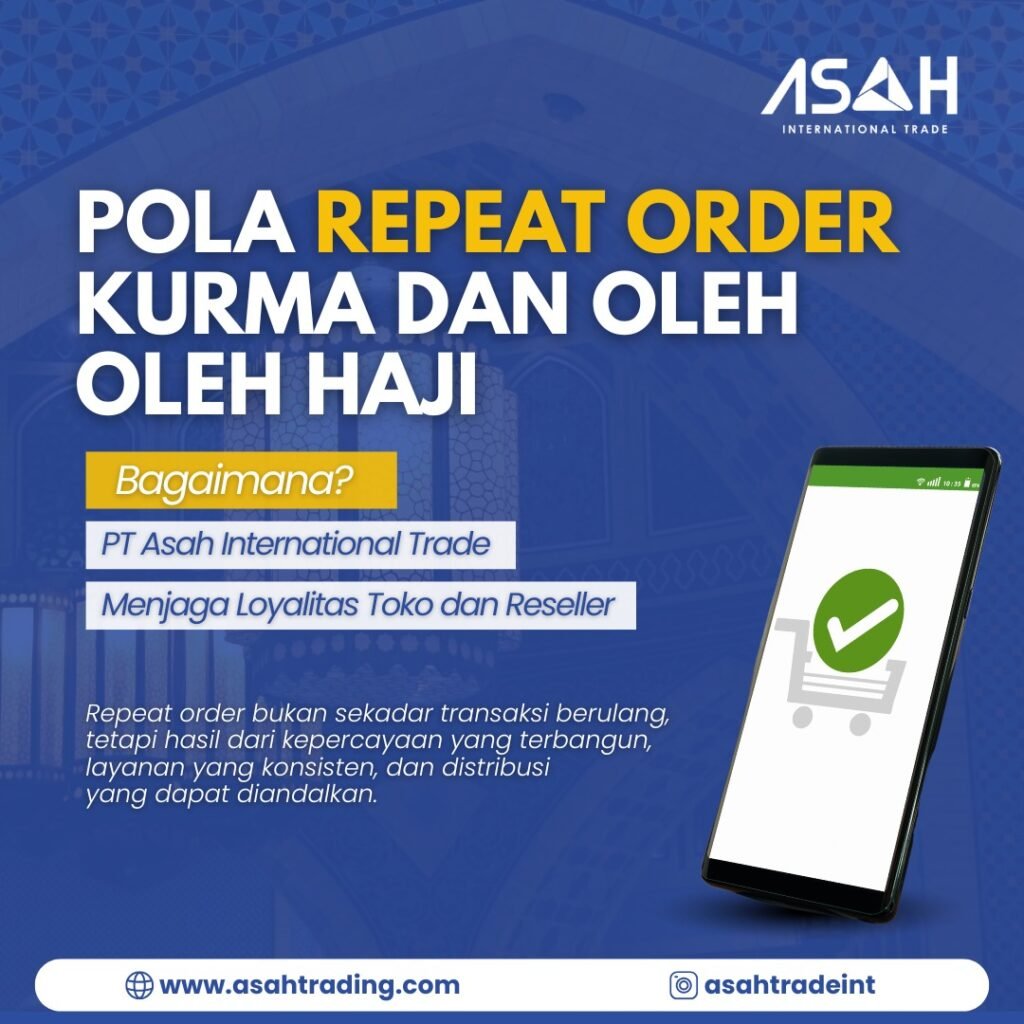 Pola Repeat Order Kurma dan Oleh Oleh Haji: Bagaimana PT Asah International Trade Menjaga Loyalitas Toko dan Reseller