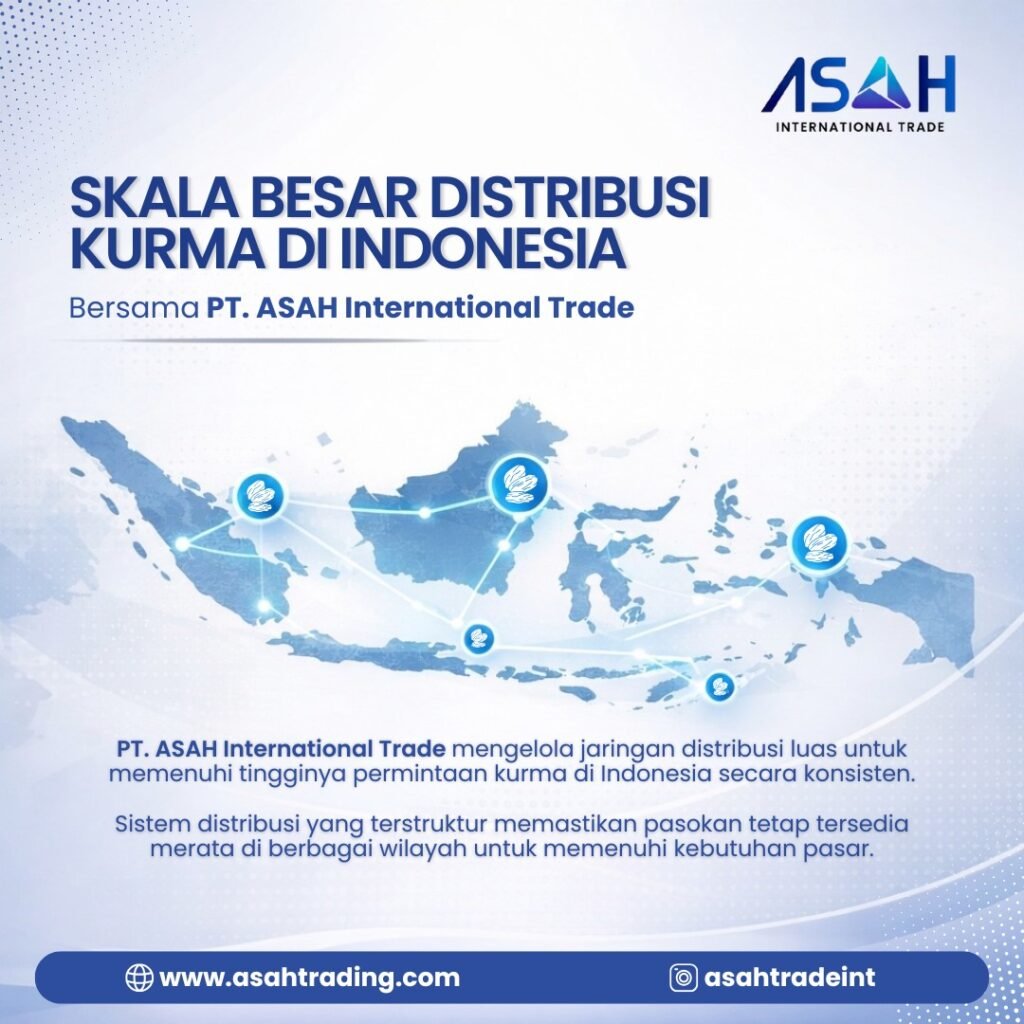 Skala Besar Distribusi Kurma di Indonesia Bersama PT. ASAH International Trade