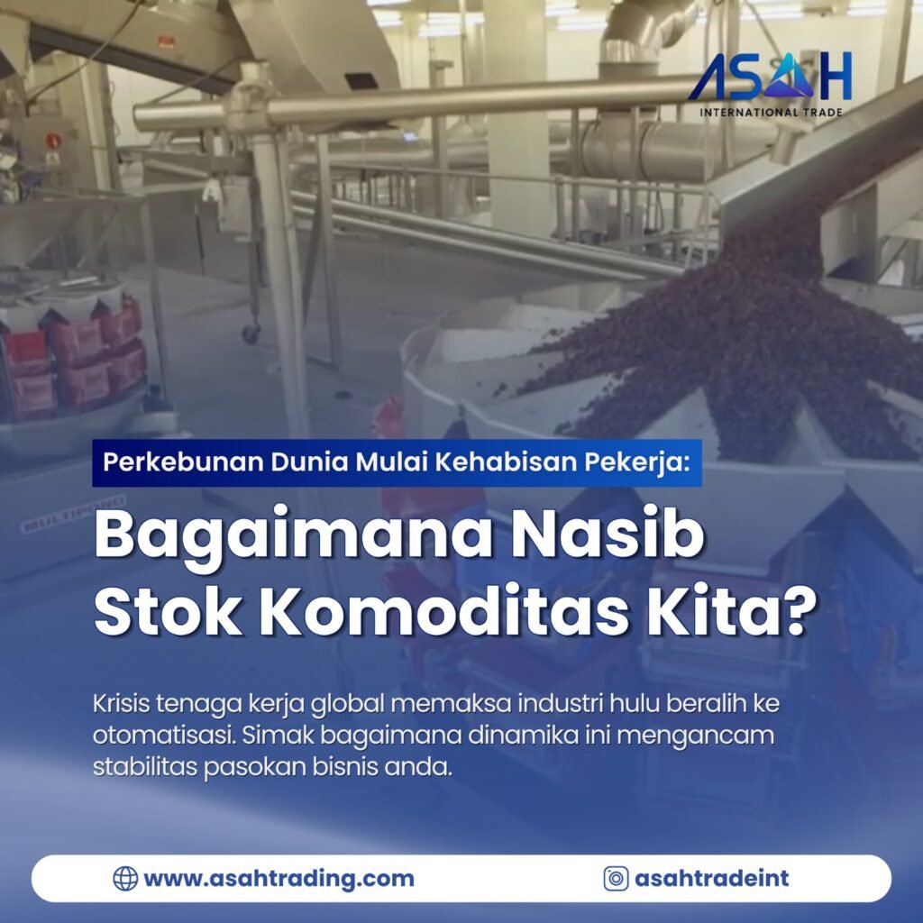pasokan komoditas global di pabrik pengolahan kismis