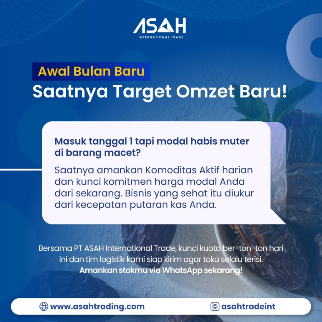 Perputaran stok grosir agar modal bisnis tetap berputar dan tidak macet
